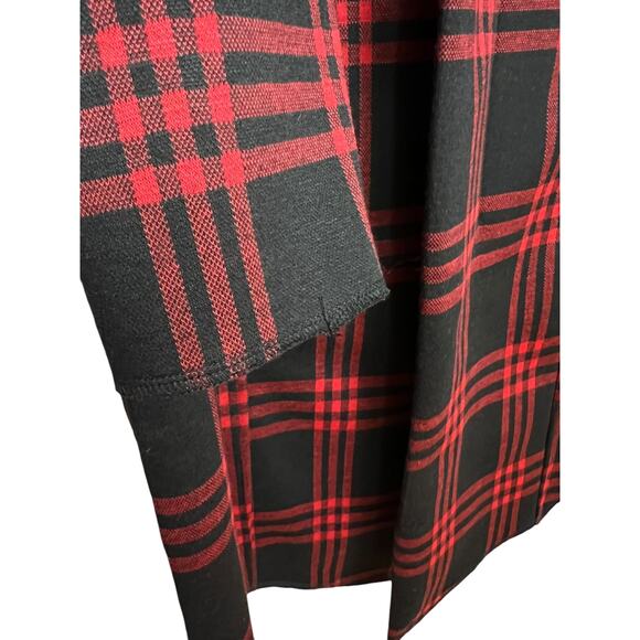 Maceoo Plaid Hooded Jacket Signature Sport Cardigan Sz S Long Sleeve Zip Closure - Picture 8 of 13